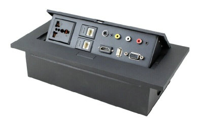 TS-830S桌面弹起式多媒体插座（可选接口）